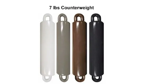 6.7 lbs White Counterweight