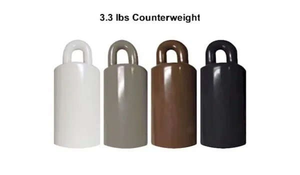 3.3 lbs Bronze Counterweight